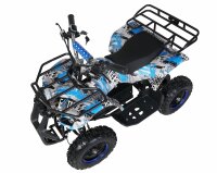 Torino 1000 Watt 36 Volt 6 Zoll Elektro-Miniquad Blau